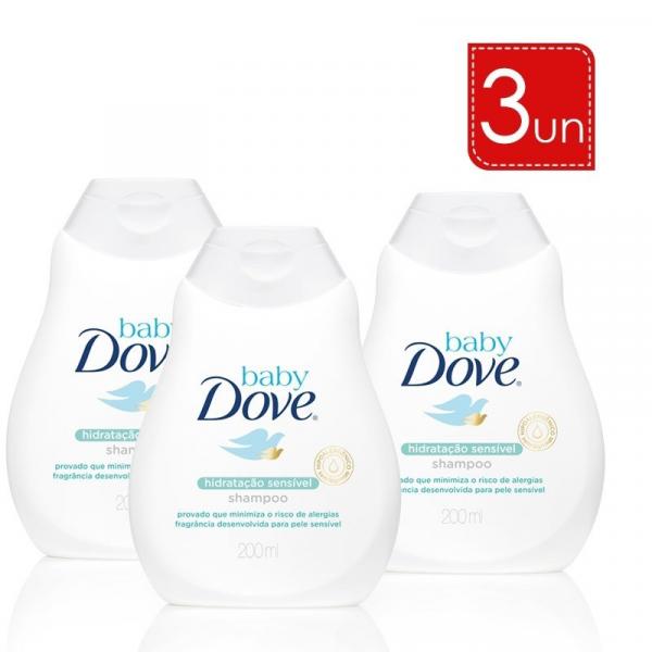 Shampoo Baby Dove Hidratação Sensível 200ml Leve 3 Pague 2