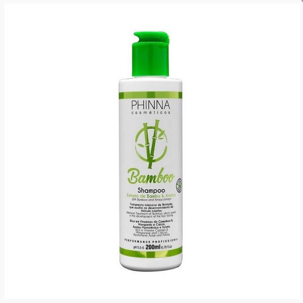 Shampoo Bambu - Phinna - 200ml - Hidratação e Nutrição - Phinna Cosméticos