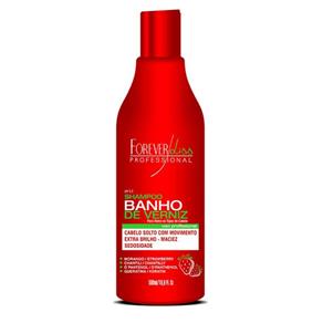 Shampoo Banho de Verniz Forever Liss Morango - 500ml