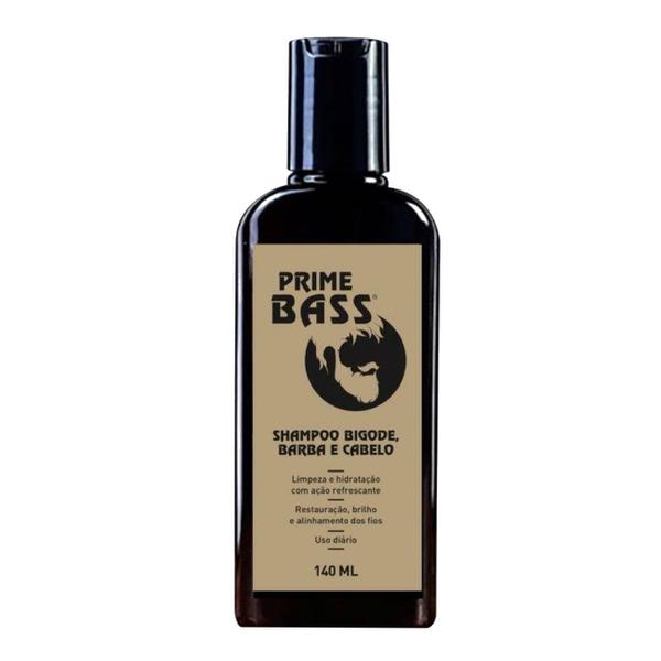 Shampoo Barba, Bigode e Cabelo - Prime Bass - Bass Brushes