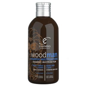 Shampoo Barba Cabelo e Corpo Woodman