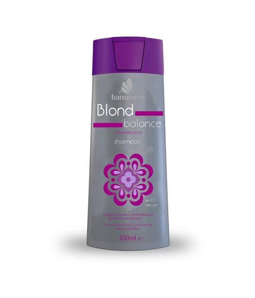 Shampoo Barro Minas Blond Balance Desamarelador - 300 Ml
