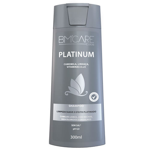 Shampoo Barro Minas - Bm’care Colors Platinum - Barrominas