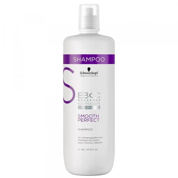 Shampoo BC Bonacure Smooth Perfect Schwarzkopf 1000ml - Schwarzkopf Professional