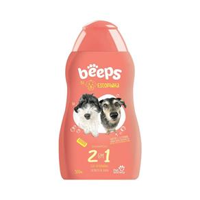 Shampoo Beeps By Estopinha 2 em 1 Pet Society 500Ml Cães