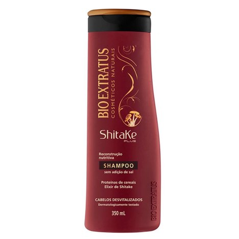 Shampoo Bio Extratius Shitake Plus Cabelos Desvitalizados - 350Ml