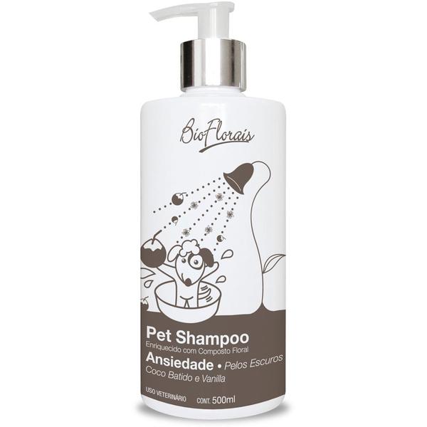 Shampoo Bio Florais Pet Ansiedade Pelos Escuro