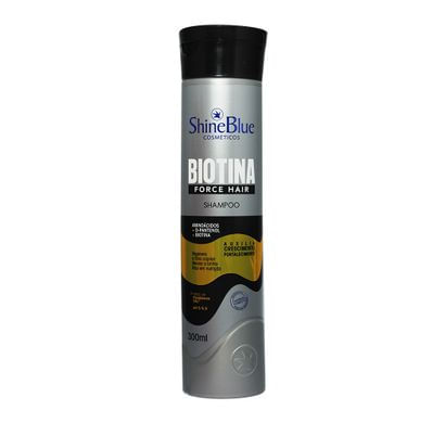 Shampoo Biotina Force Hair 300ml - Shine Blue