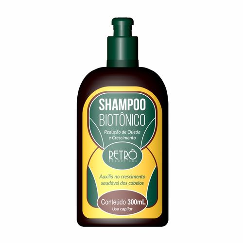 Shampoo Biotônico Retrô Cosméticos 300ml