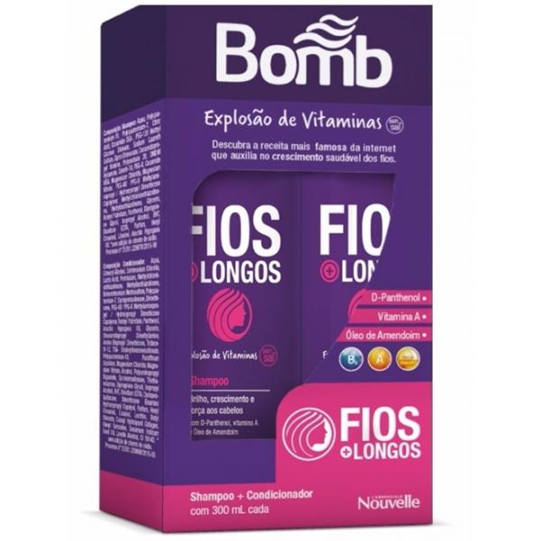 Shampoo Bomba + Condicionador (kit Bomb) - Cimed One Farma