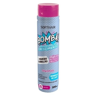 Shampoo Bomba Explosão de Crescimento Soft Hair 300Ml