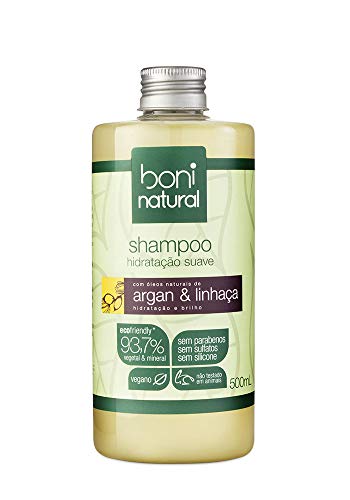 Shampoo Boni Natural Argan e Linhaça, Boni Natural