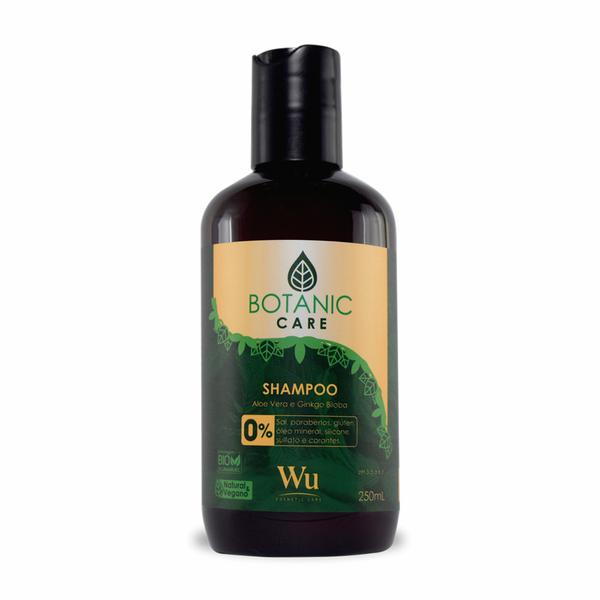 Shampoo Botanic Care Jaborandi Aloe Vera Cabelos Quebradiços Natural 250ml - Wu Cosméticos