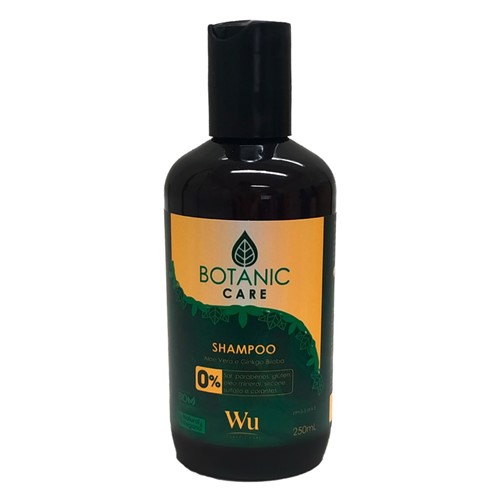 Shampoo Botanic Care Vegano Quinoa Jaborandi Aloe Vera Extrato Vegetais Produto Natural 250ml
