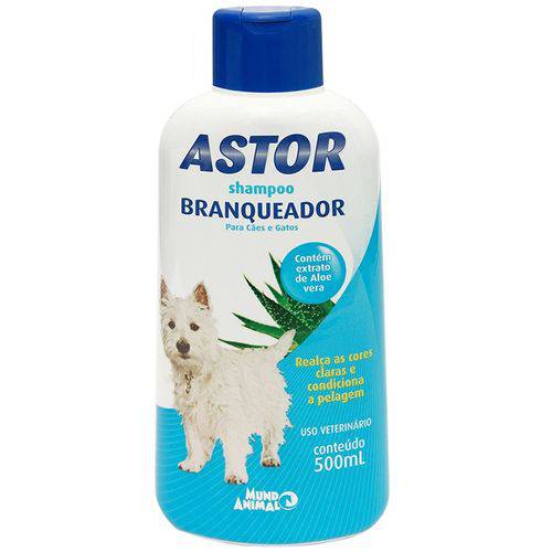 Shampoo Branqueador Astor CÃES e Gatos 500ML