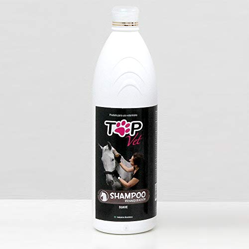 Shampoo Branqueador Veterinário para Cavalos 1L Top Vet