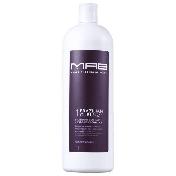 Shampoo Brazilian Curls - Mab 1l - Mab- Marco Antonio de Biaggi