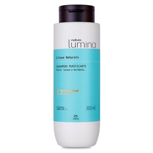 Shampoo Purificante Cabelos Lisos 300Ml [Lumina - Natura] (Refil)