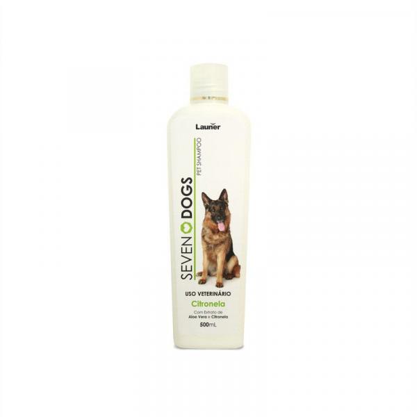 Shampoo Cachorro Citronela Seven Dogs 500ml - Launer Linha Seven