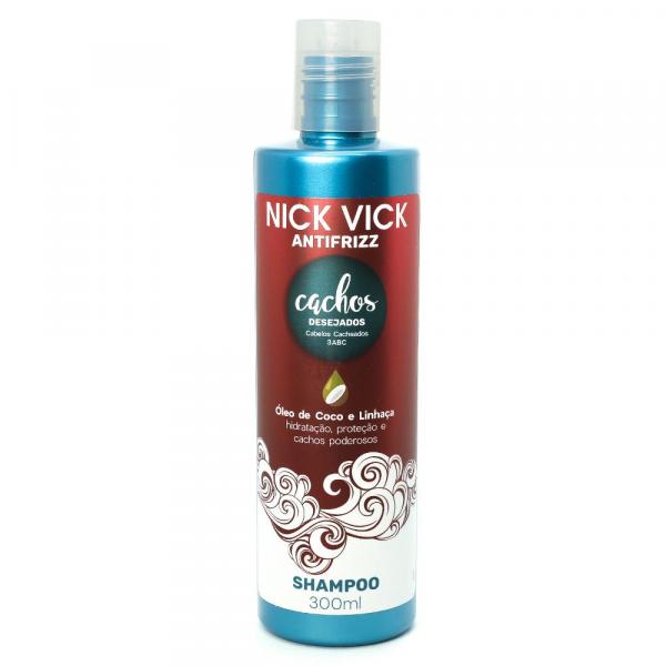 Shampoo Cachos Desejados Nick Vick Antifrizz 300ml - Nick Vick