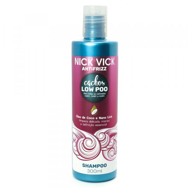 Shampoo Cachos Low Poo Nick Vick Antifrizz 300ml - Nick Vick