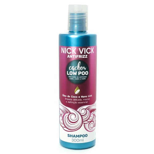Shampoo Cachos Low Poo Nick Vick Antifrizz 300Ml