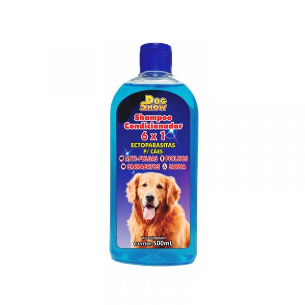 Shampoo Cão 6 em 1 Anti-Pulga 500ml Dog Show