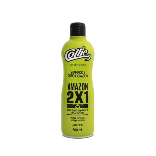 Shampoo Cão Amazon 2x1 500ml Collie