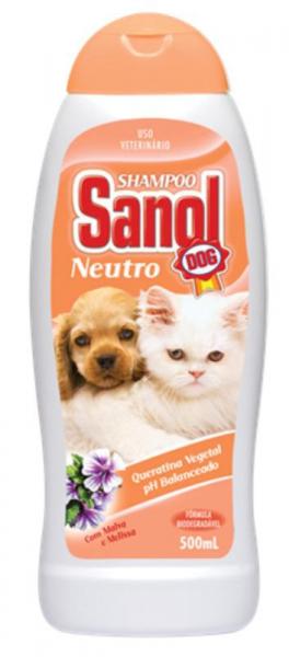 Shampoo Cão Neutro 12x500ml Sanol