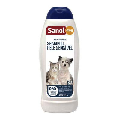 Shampoo Cão Pele Sensível 500ml Sanol