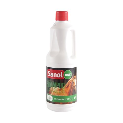 Shampoo Cavalos com Queratina Vegetal Sanol Vet - 1 Litro