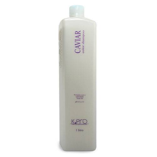 Shampoo Caviar Color Kpro Profissional Reconstrói os Fios 1l