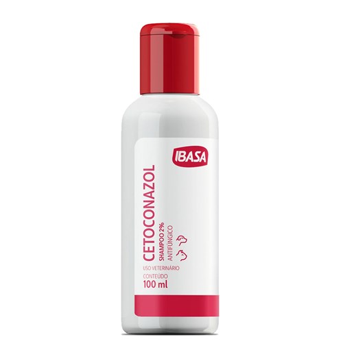 Shampoo Cetoconazol 2% 100ml Ibasa Antifungico