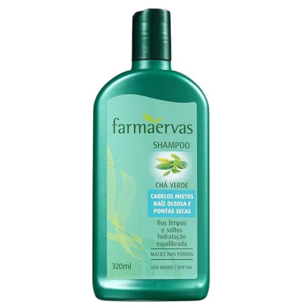 Shampoo Chá Verde Farmaervas - 320ml