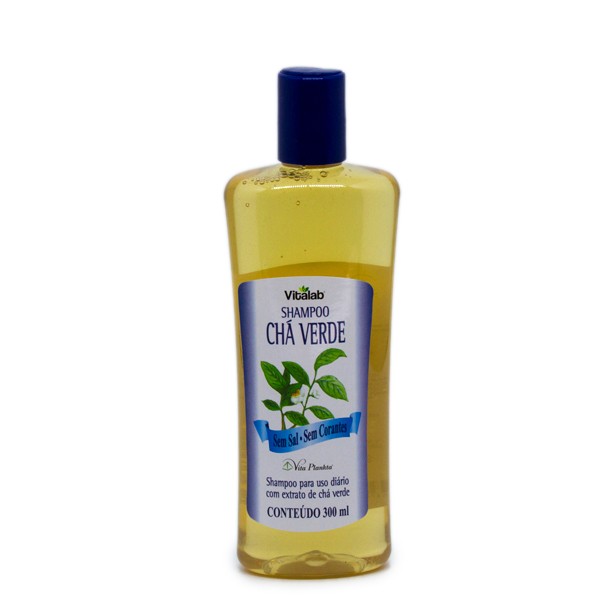 Shampoo Chá Verde S/ Sal Vita Plankta - Vitalab - 300ml