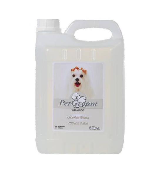 Shampoo Chocolate Branco 5L para Cães e Gatos - Petgroom