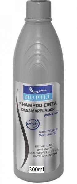Shampoo Cinza Desamarelador Nupill 300ml