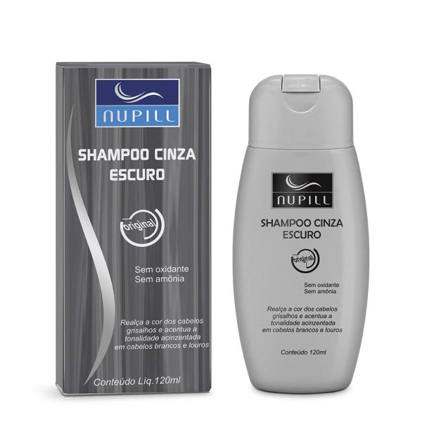 Shampoo Cinza Escuro 120ml - Nupill