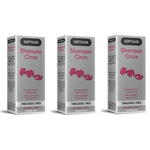 Shampoo Cinza Softhair Kit Com 03 Unidades