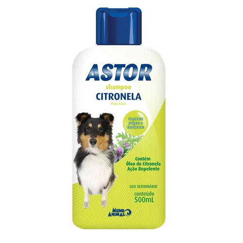 Shampoo Citronela Astor Mundo Animal - 500 Ml