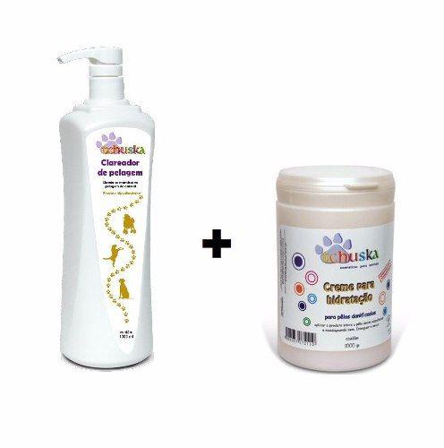 Shampoo Clareador + Creme Hidrataçao Profunda Tchuska
