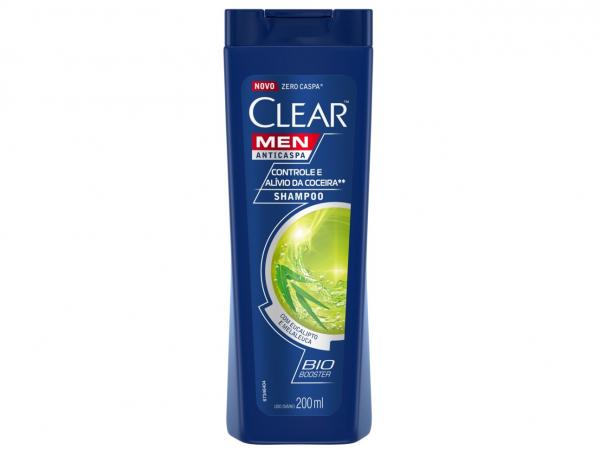 Shampoo Clear Anticaspa - Controle e Alívio da Coceira 200ml