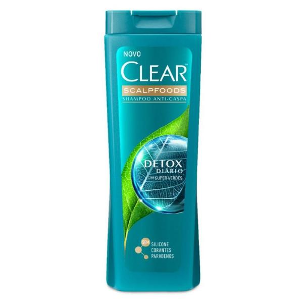 Shampoo Clear Anticaspa Detox Diário 200ml - Clearblue