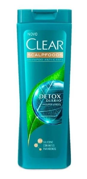 Shampoo Clear Anticaspa Detox Diário - 200ml