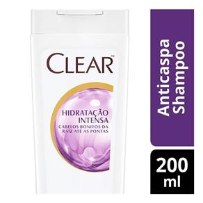 Shampoo Clear Anticaspa Hidratação Intensa 200ml