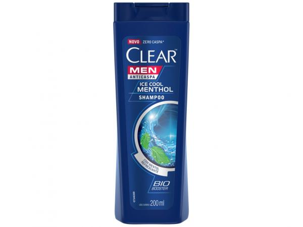 Shampoo Clear Anticaspa Ice Cool Menthol - 200ml