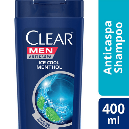 Shampoo Clear Ice Cool Menthol - 400ml