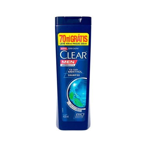 Shampoo Clear Ice Cool Menthol Preço Especial 400ml