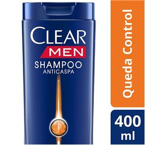 Shampoo Clear Men Anticaspa Queda Control - 400ml