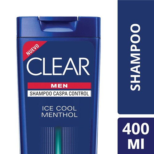 Shampoo Clear Men Ice Cool Menthol 400 Ml